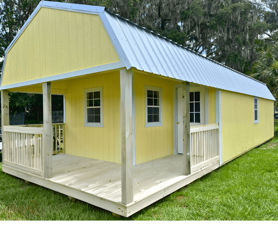 Custom portable building delivered in Waycross GA
