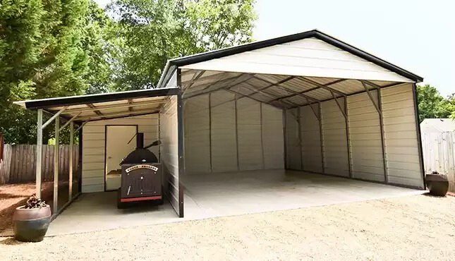 Custom options and upgrades for metal carports in Waycross Georgia