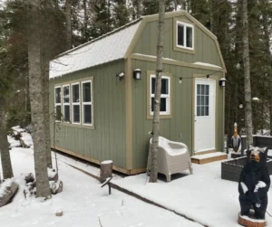 Custom portable tiny home shell delivered in Waycross GA