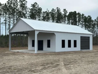 Custom Metal Garage 30x55