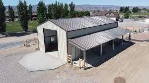 Custom metal garage with storage room in Waycross GA
