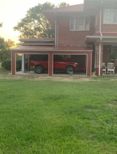 Custom metal carport in Waycross GA