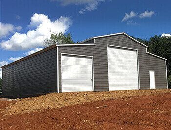 custom metal garage Georgia – 24x30 example