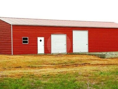 metal garage with two roll up doors Waycross Ga