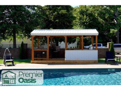 Premier Oasis portable backyard kitchen pavilion in Waycross GA
