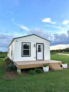 Recent portable building project near Waycross Georgia