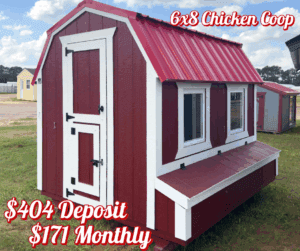 Chicken Coop ready for delivery in Waycross Georgia