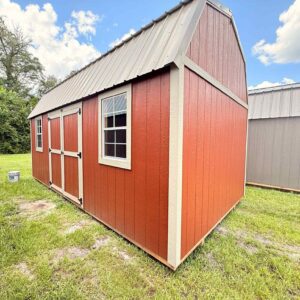 Side Lofted Barn Portable Building Waycross Georgia