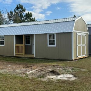 12x32 Center Lofted Barn Cabin - Waycross Georgia
