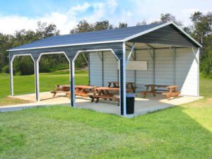 Recent metal carport project in Southeast Georgia