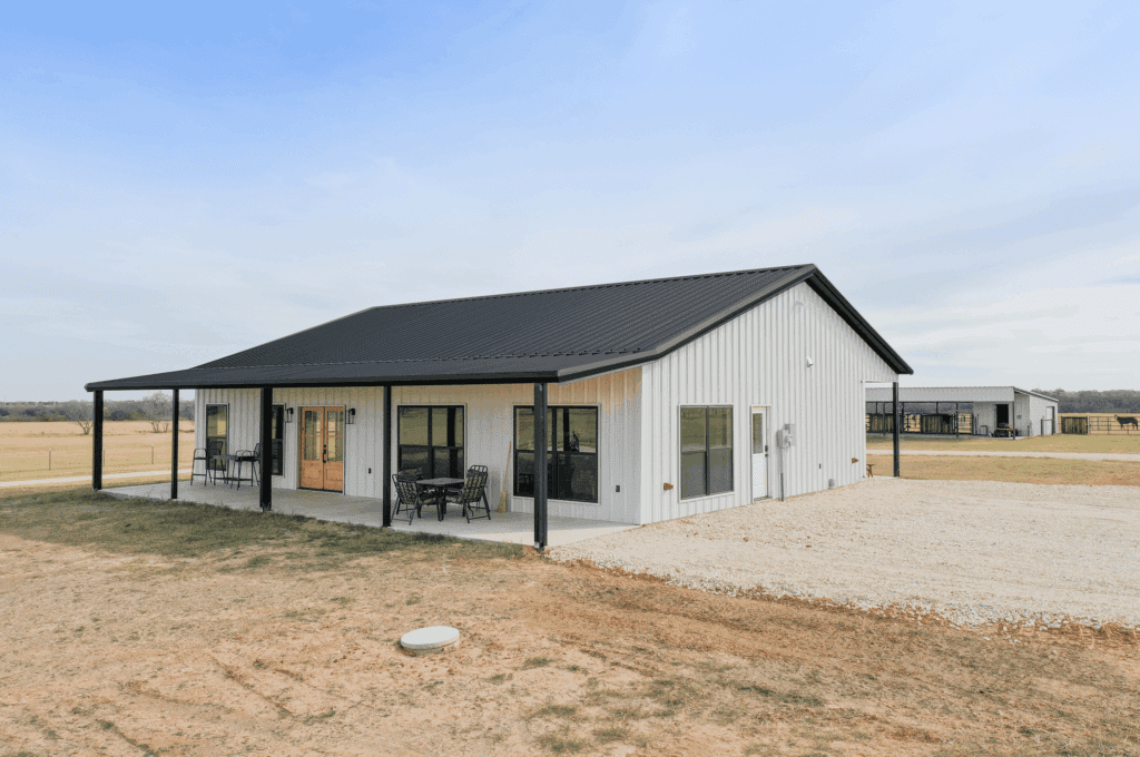 Custom barndominium shell project in Waycross, Georgia