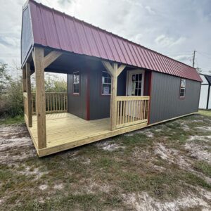 12x32 Premier Lofted Barn Cabin - Waycross, GA
