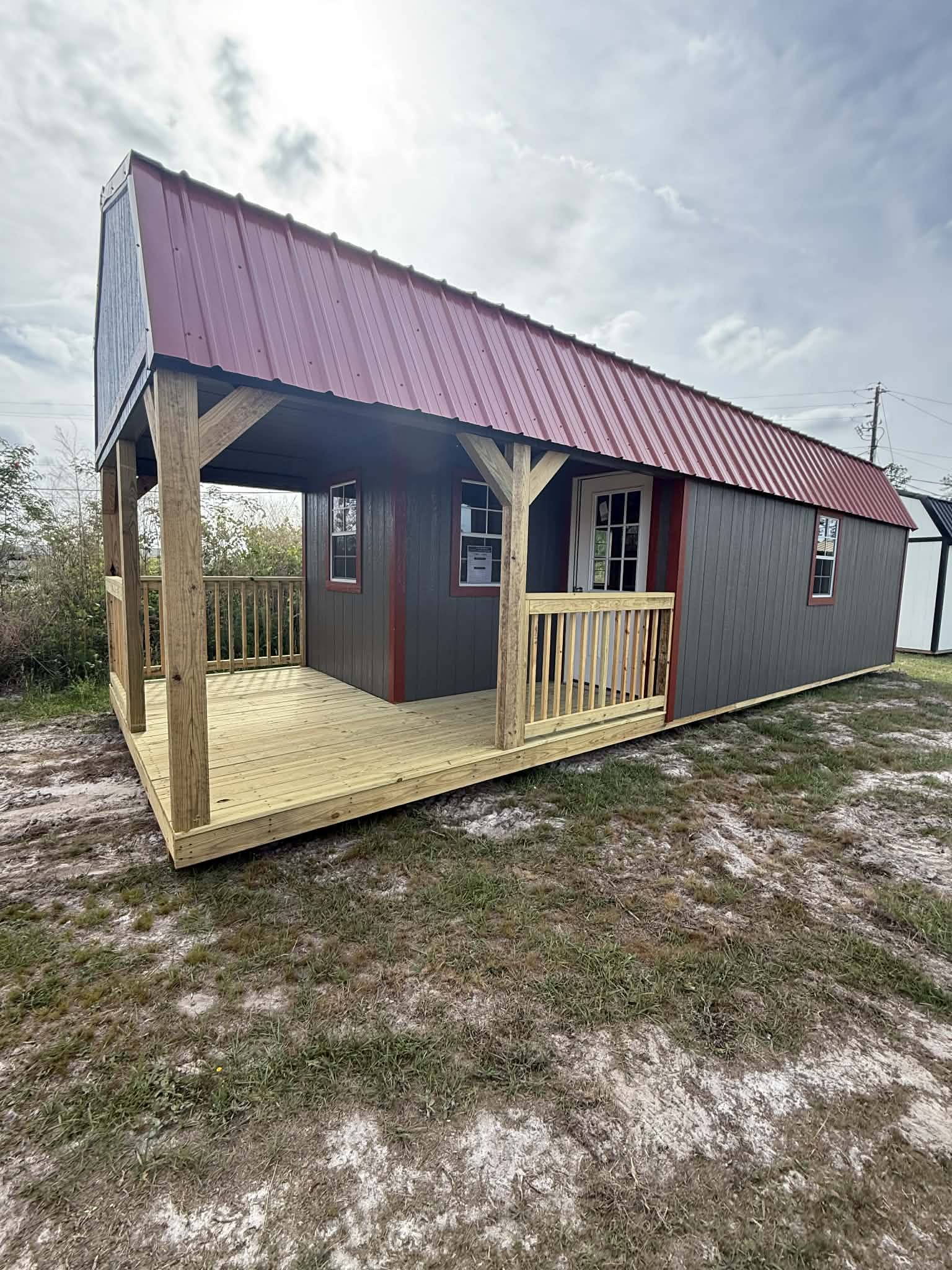 12x32 Premier Lofted Barn Cabin - Waycross, GA