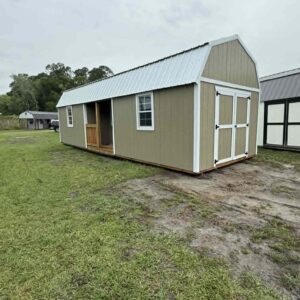 12x32 Center Lofted Barn Cabin- Waycross, GA